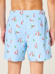 Hollister Blue Chili Pepper Swim Shorts - Image 2 of 5