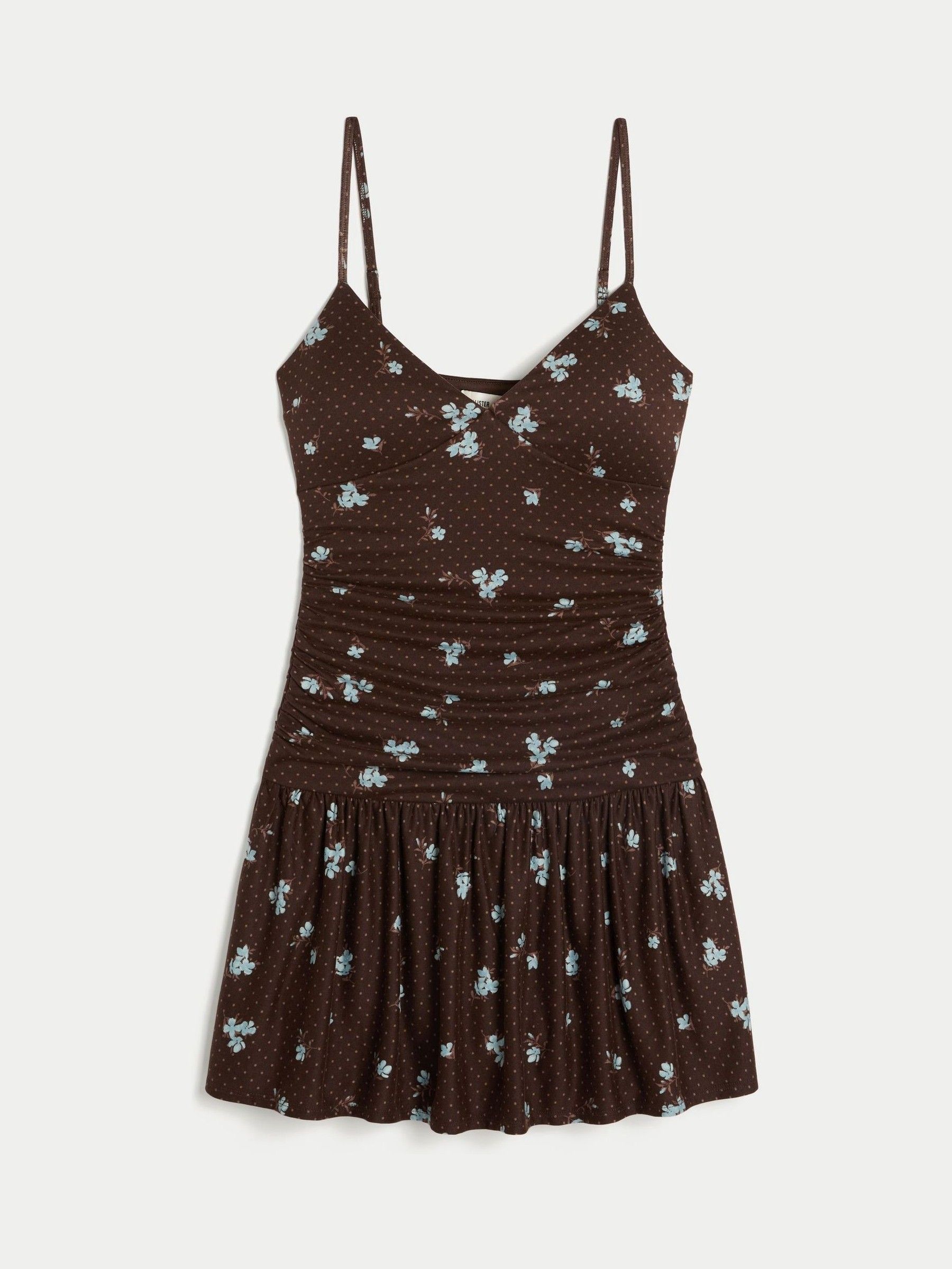 old navy brown floral dress Modest Dresses: Romantic Vintage Brown Floral Lace Trim Midi