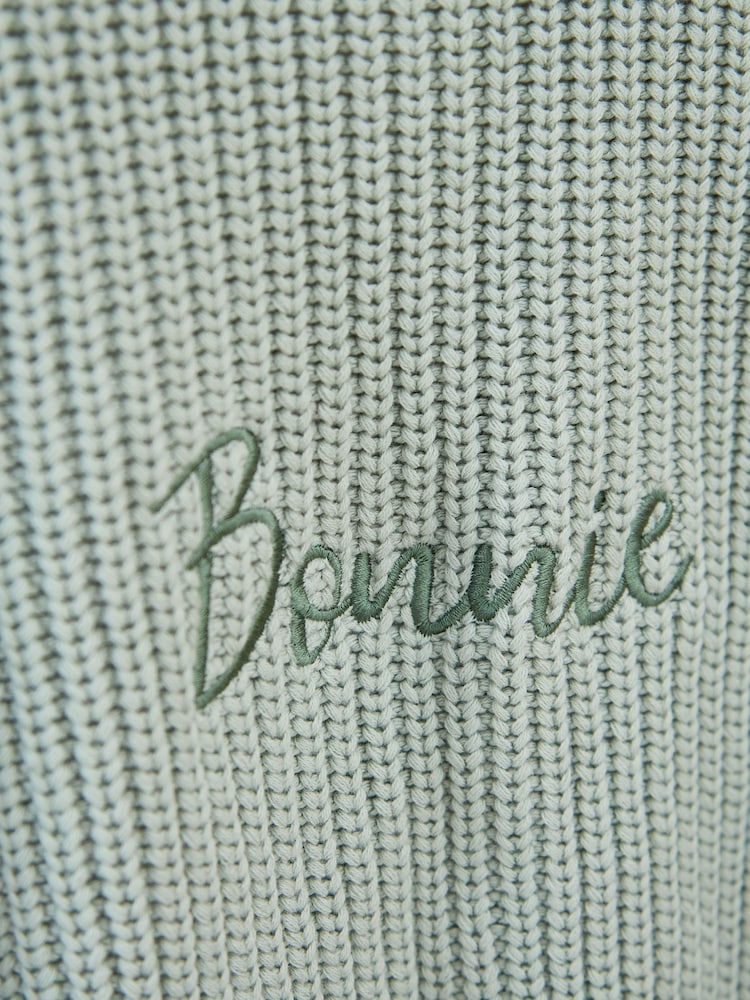 Personalised Sage Name Cardigan by My 1st Years - Image 3 of 3