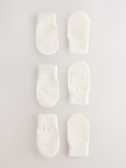 Ecru Magic Mittens 3 Pack (3mths-6yrs) - Image 1 of 3