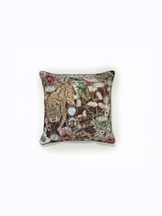 Deyongs Brown Mozambique Plush Velvet Printed Cushion - Image 6 of 6