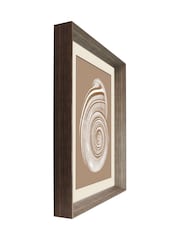 Brookpace Lascelles Cream/Brown Shell III Wall Art in Deep Frame - Image 3 of 4