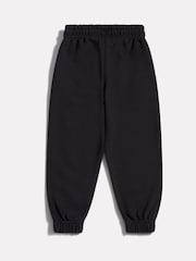 New Balance Black French Terry Small Logo Joggers - Image 2 of 3