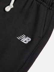 New Balance Black French Terry Small Logo Joggers - Image 3 of 3