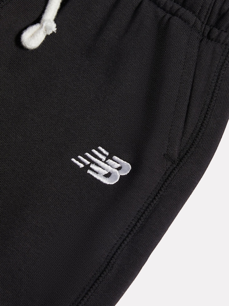 New Balance Black French Terry Small Logo Joggers - Image 3 of 3 New Balance Black French Terry Small Logo Joggers - Image 3 of 3