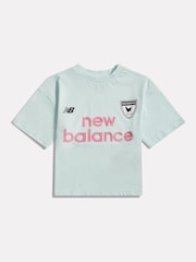 New Balance Green Football Badge Graphic Tee - Image 1 of 3