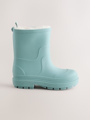 Mineral Green Warm Lined Wellies - Image 2 of 5