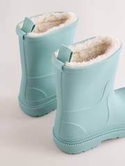 Mineral Green Warm Lined Wellies - Image 4 of 5