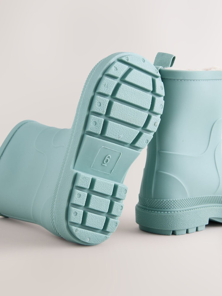 Mineral Green Warm Lined Wellies - Image 5 of 5