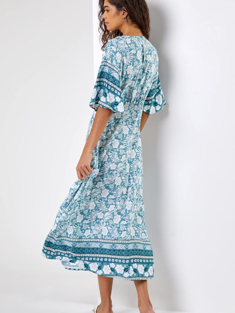 فستان متوسط الطول طبعة زهور من Roman - Image 2 of 5 فستان متوسط الطول طبعة زهور من Roman - Image 2 of 5