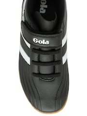 Gola Black Super Cobra TX QF Microfibre Strap Football Trainers - Image 4 of 4