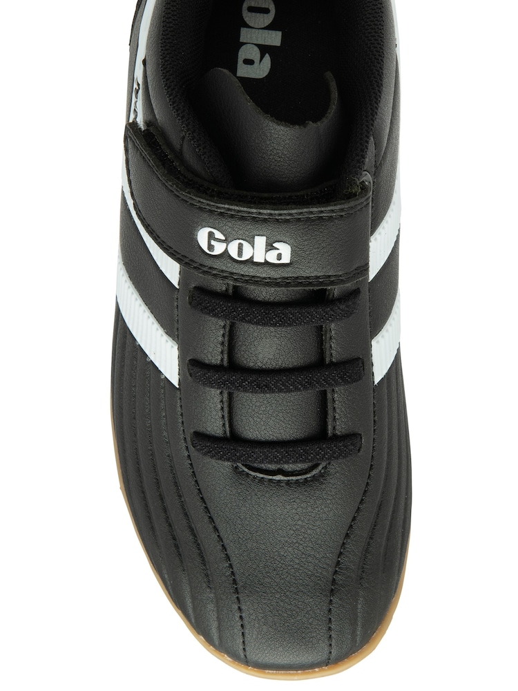 Gola Black Super Cobra TX QF Microfibre Strap Football Trainers - Image 4 of 4