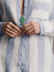 Anthropologie Bennet Linen Buttondown Shirt - Image 2 of 4