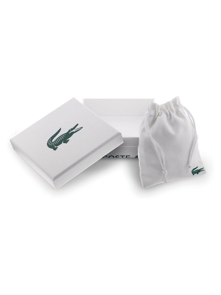 Lacoste Silver Spelt Stainless Steel Bracelet - Image 4 of 4 Lacoste Silver Spelt Stainless Steel Bracelet - Image 4 of 4