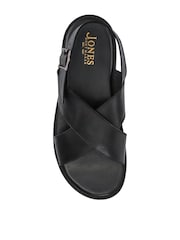 Jones Bootmaker Black Westbury Leather Buckled Sandals - Image 4 of 5