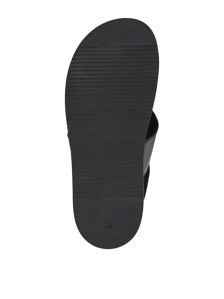 Jones Bootmaker Black Westbury Leather Buckled Sandals - Image 5 of 5 Jones Bootmaker Black Westbury Leather Buckled Sandals - Image 5 of 5