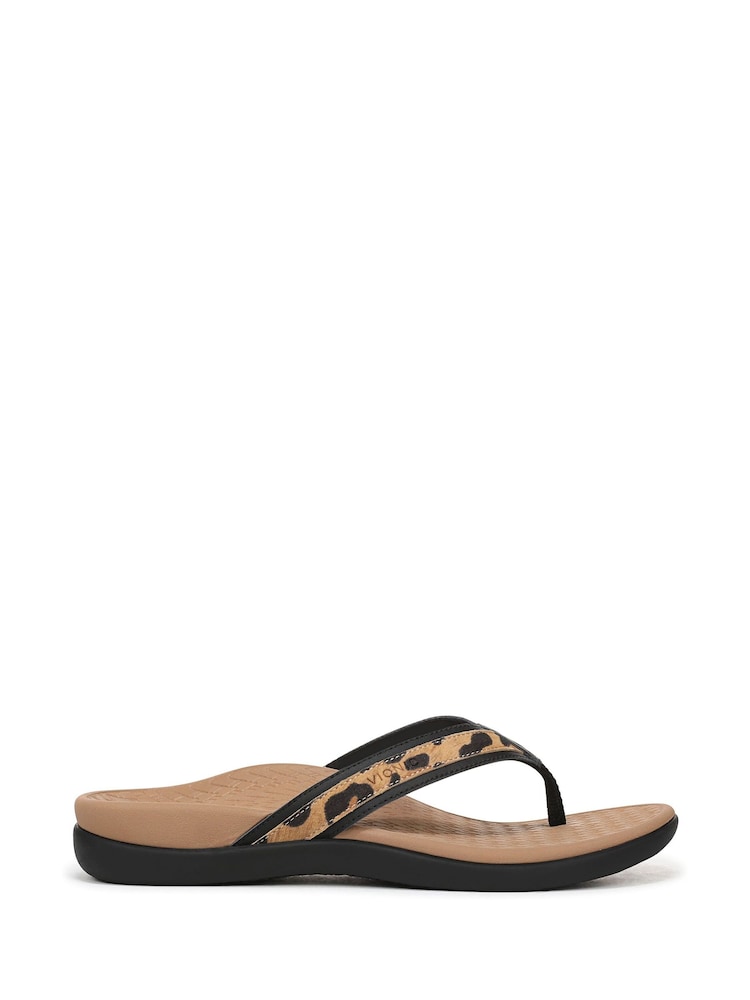 Vionic Animal Tide 2.0 Regular Fit Arch Support Toe Post Sandals - Image 1 of 7 Vionic Animal Tide 2.0 Regular Fit Arch Support Toe Post Sandals - Image 1 of 7