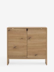 Mid Natural Edison Oak Effect Small Sideboard - Image 5 of 8