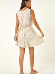 Roman Leopard Foil Dress - Imagen 3 de 5