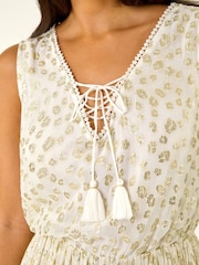 Roman Leopard Foil Dress - Imagen 5 de 5