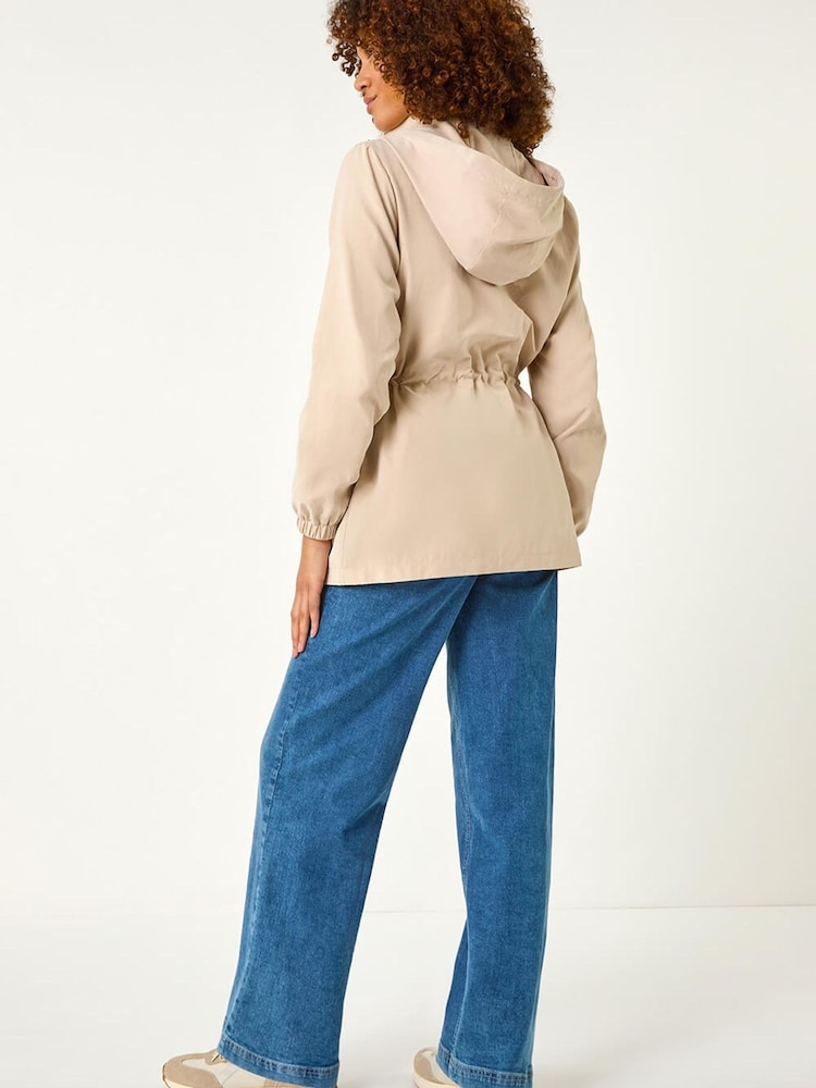 Roman Natural Lightweight Hooded Jacket - Image 2 of 5 Roman Natural Lightweight Hooded Jacket - Image 2 of 5