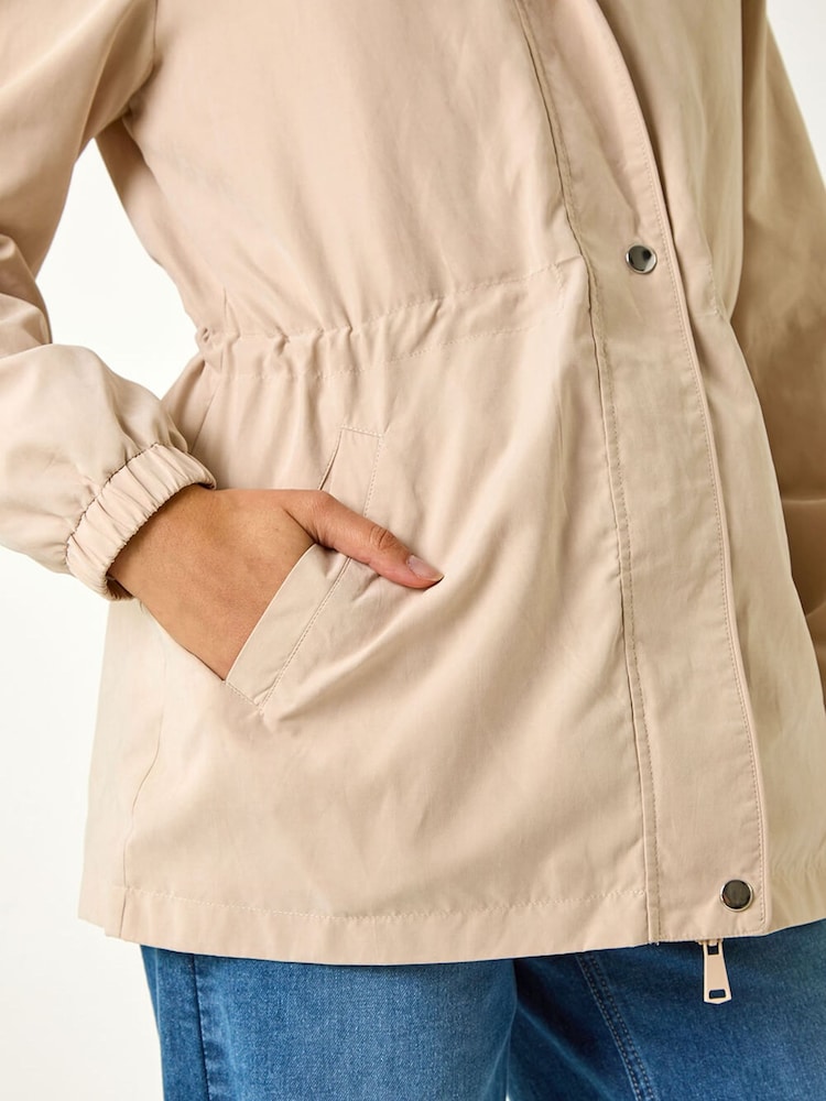 Roman Natural Lightweight Hooded Jacket - Image 5 of 5 Roman Natural Lightweight Hooded Jacket - Image 5 of 5