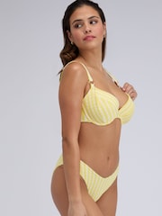Boux Avenue Yellow Jamaica Stripe Bikini Top - Image 4 of 6