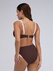 Boux Avenue Brown Rivoli Picot Bikini Top - Image 2 of 4