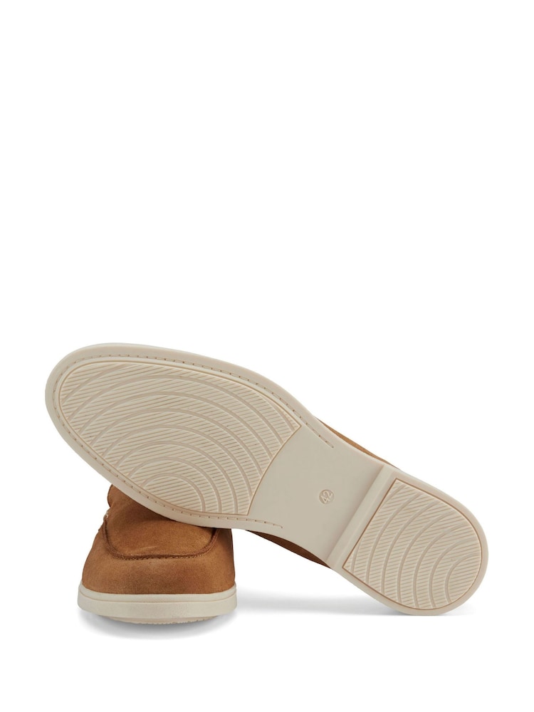 Skopes Brown Malaga Suede Loafers - Image 4 of 4