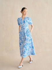 Hobbs Blue Libby Dress - Image 1 of 5