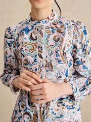 Hobbs White Soraya Blouse - Image 3 of 5