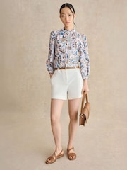 Hobbs White Soraya Blouse - Image 4 of 5