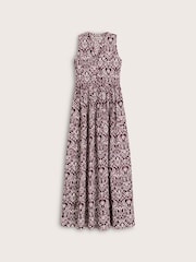 Baukjen Purple Annmarie Sleeveless Printed Dress - Image 5 of 5