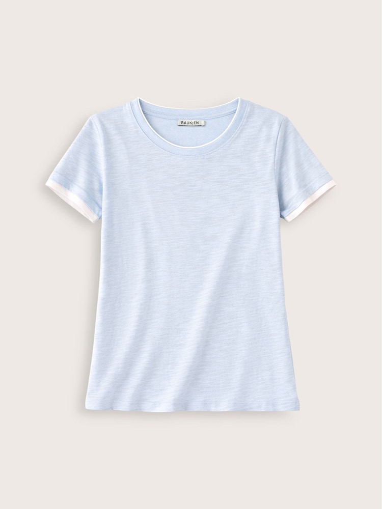 Baukjen Blue Lally Cotton Layer T-Shirt - Image 5 of 5