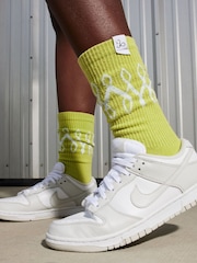 Nike White Photon Dust Dunk Low Trainers - Image 1 of 9