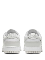 Nike White Photon Dust Dunk Low Trainers - Image 6 of 9