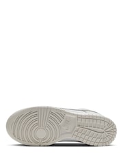 Nike White Photon Dust Dunk Low Trainers - Image 7 of 9