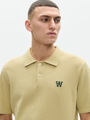 Double A by W.W. Yellow Mikkel Polo Shirt - Image 4 of 5