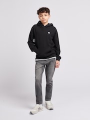 Lee Navy Blazer Badge Hoodie - Image 5 of 9