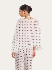 4th & Reckless White Polka Dot Cape Beach Cover-Up - Image 2 of 5