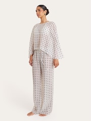 4th & Reckless White Polka Dot Cape Beach Cover-Up - Image 3 of 5