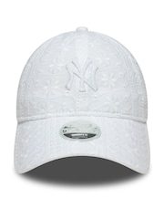 New Era White New York Yankees Broderie Twenty Cap - Image 3 of 5