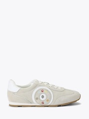 Kurt Geiger London Cream Bromley Slimline Trainers - Image 2 of 5