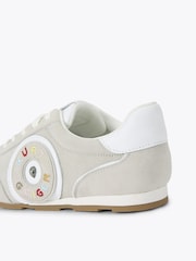 Kurt Geiger London Cream Bromley Slimline Trainers - Image 4 of 5