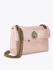 Kurt Geiger London Pink Fabric Mini Kensington Bag - Image 2 of 5