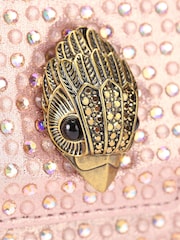 Kurt Geiger London Pink Fabric Mini Kensington Bag - Image 4 of 5