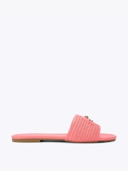 Kurt Geiger London Pink Chiswick Flat Sandals - Image 1 of 4