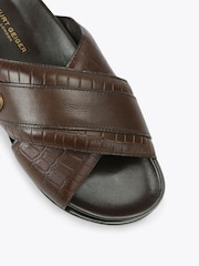 Kurt Geiger London Brown Baron Sandals - Image 4 of 4