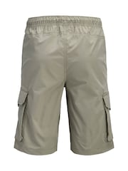 JACK & JONES JUNIOR Green Tech Cargo Jogger Shorts - Image 2 of 5