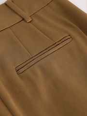 Khaki Green Satin Barrel Trousers - Image 3 of 3